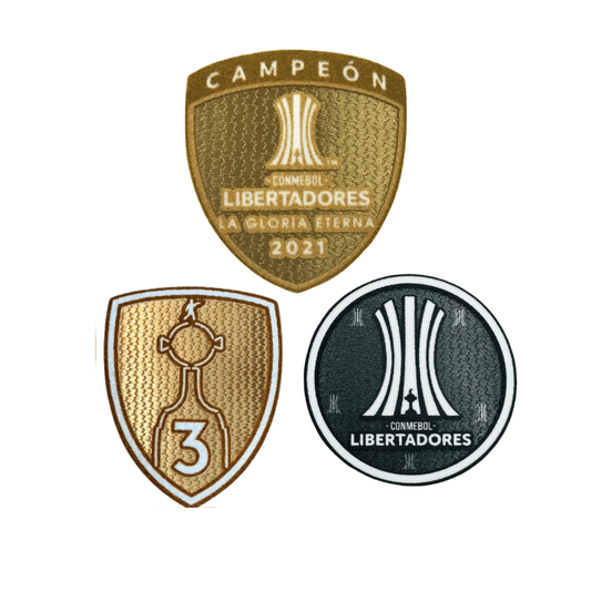 Kit 3 Patches Champion Libertadores 2021