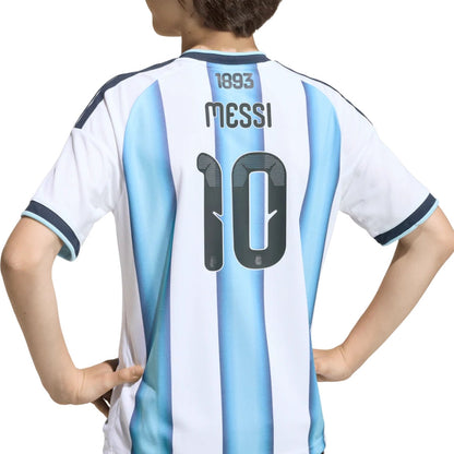 Kids Kit Argentina Home 10 Fan Jersey Shirt 2026 World Cup