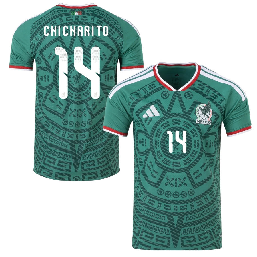 Mexico Home Chicharito 14 Shirt 2026 World Cup - Player Version [Slim Fit]