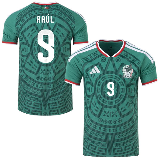 Mexico Home RAÚL 9 Shirt 2026 World Cup - Player Version [Slim Fit]