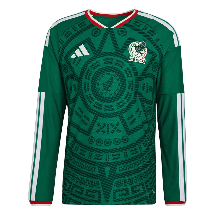 Mexico Home Long Sleeve Shirt 2026 World Cup - Player Version [Slim Fit]