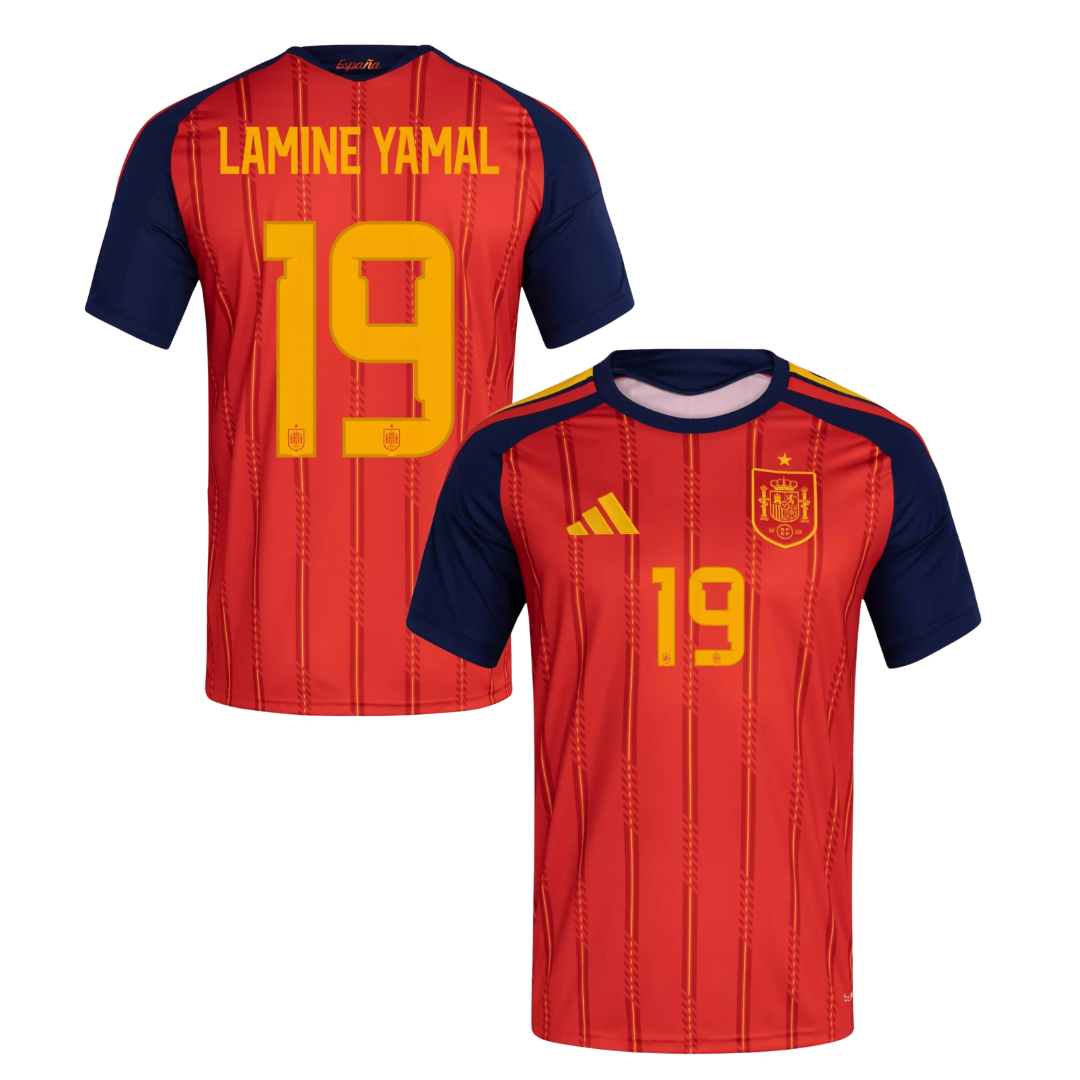 Lamine Yamal Spain World Cup Home Jersey 2026 - Fan Version World Cup 2026