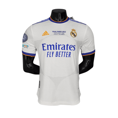 Real Madrid Home 2021/22 FIFA WCC Patch UCL UEFA Foundation Patches - Player Version [Slim Fit]