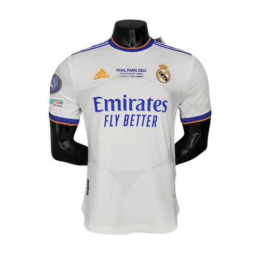 Real Madrid Home 2021/22 FIFA WCC Patch UCL UEFA Foundation Patches - Player Version [Slim Fit]