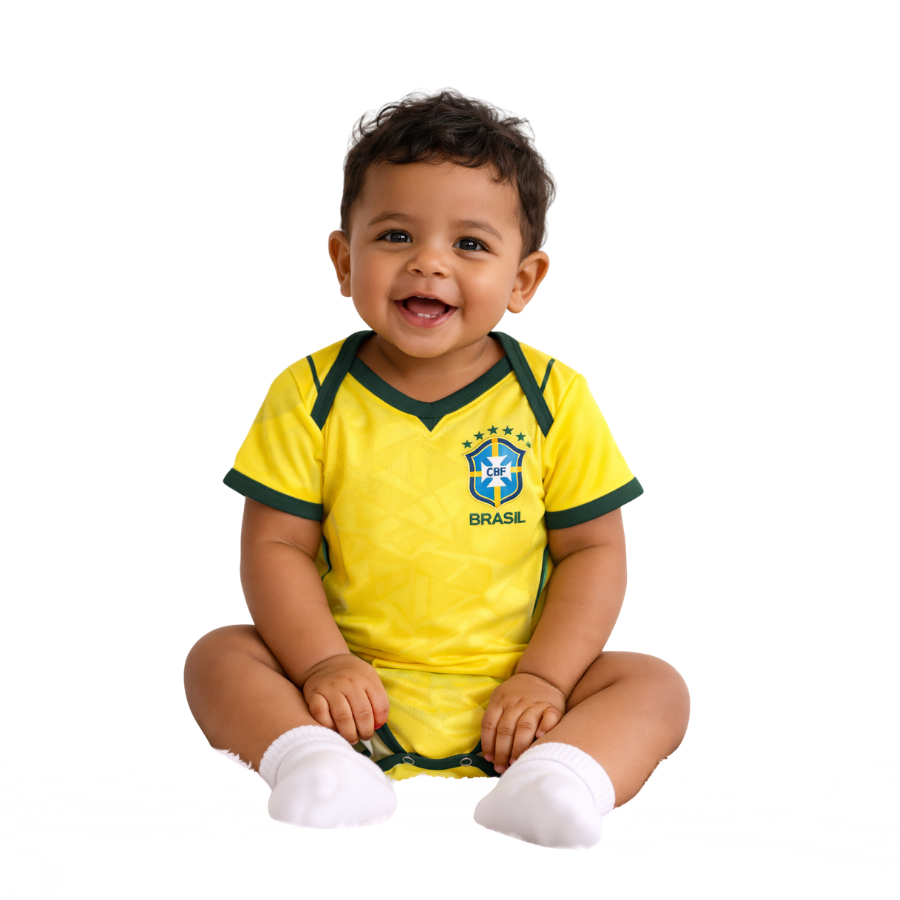 Body Baby Brazil Yellow/Green Brazil Word Cup 2026