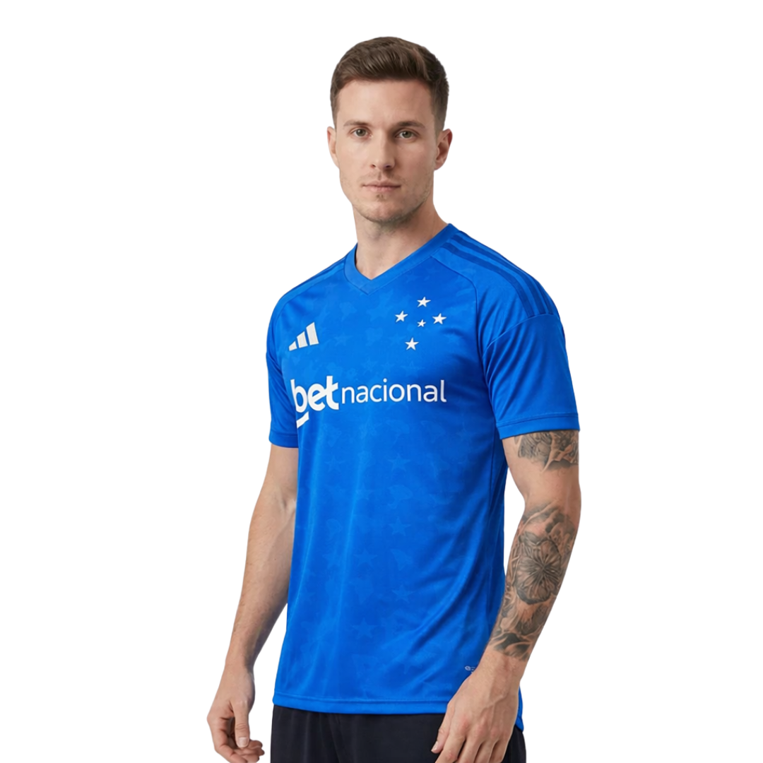 Cruzeiro Home 2026/27 Men's – Fan Version with Sponsor
