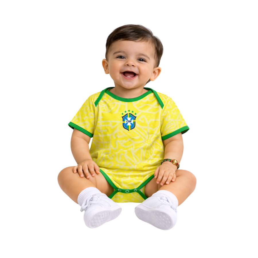 Body Baby Brazil Yellow/Green Brazil