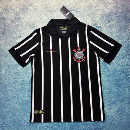 Training Shirt Polo Corinthians Retro Japan Men's - Fan Version