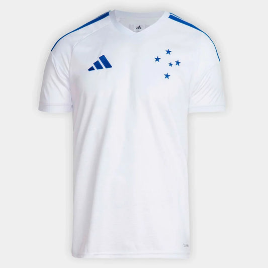Cruzeiro II 2026/27 Fan Version Adidas Men's - White+Blue Jersey