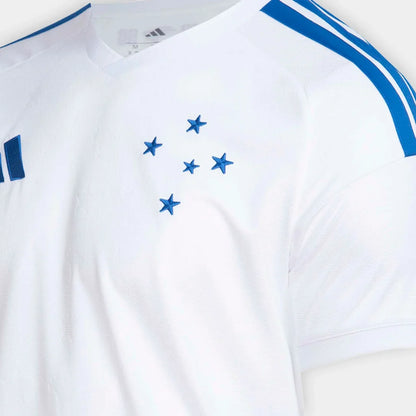 Cruzeiro II 2026/27 Fan Version Adidas Men's - White+Blue Jersey
