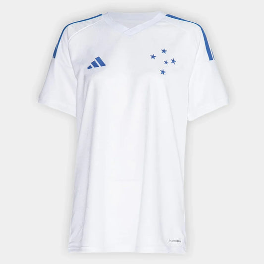 Cruzeiro II 2026/27 Fan Version Adidas Women's - White+Blue Jersey