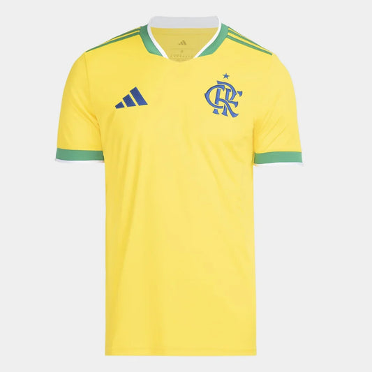 Jersey Men's Flamengo Brasil Adidas 2026 - Amarelo+Green
