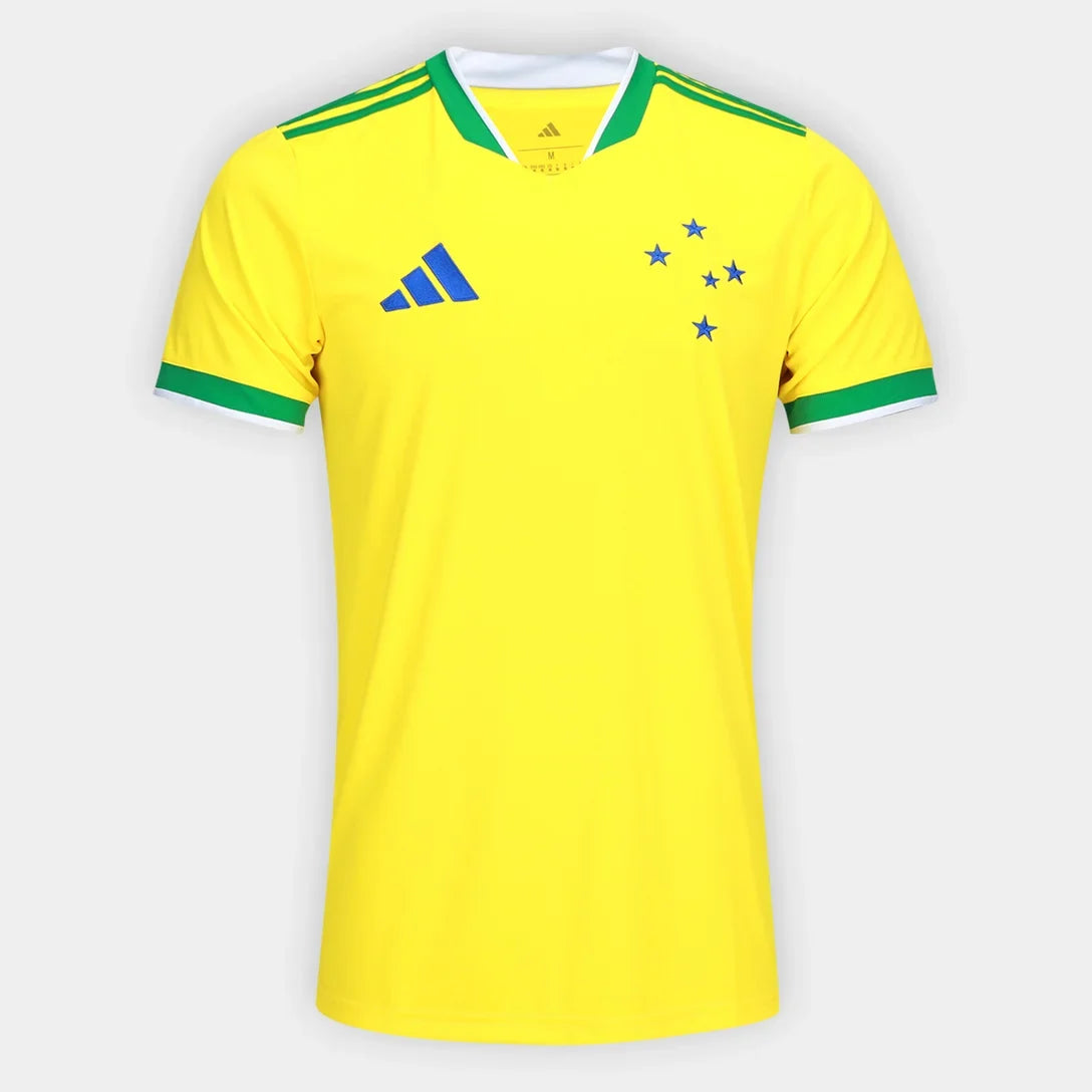 Jersey Men's Cruzeiro Brasil Adidas 2026 - Amarelo+Green