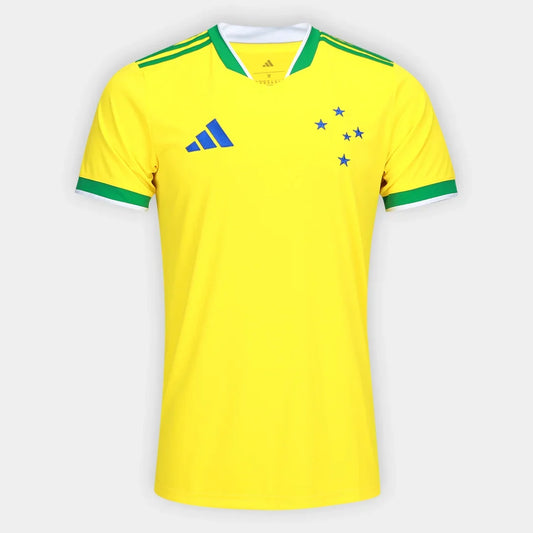 Jersey Men's Cruzeiro Brasil Adidas 2026 - Amarelo+Green