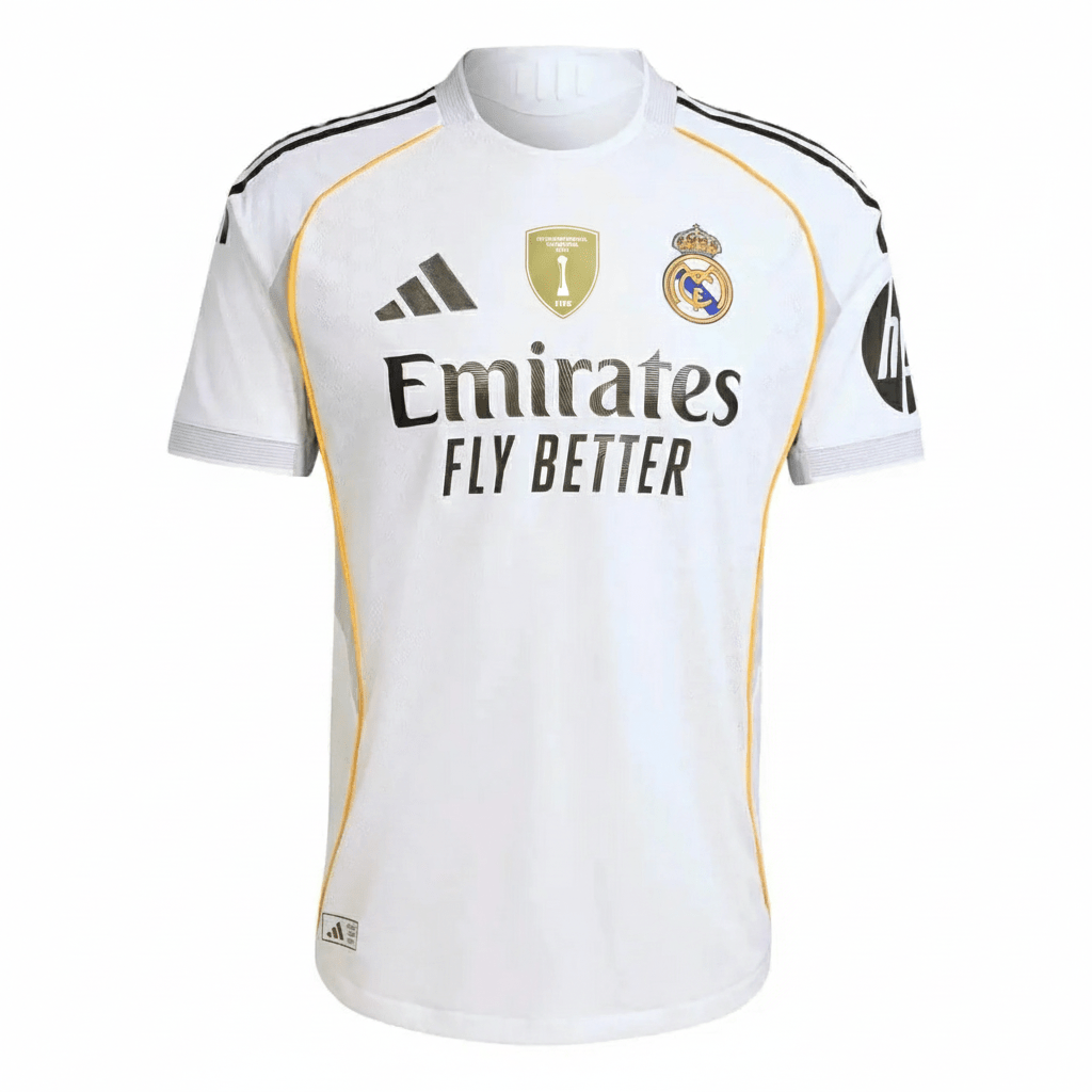 Jersey Real Madrid Home 2025/26 Patch FIFA Intercontinental Champions