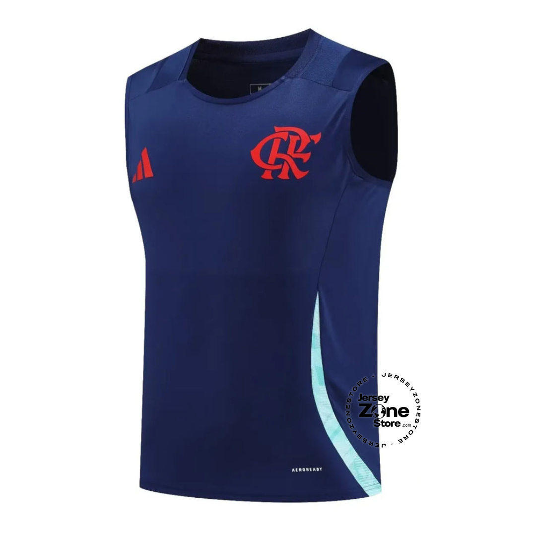 Flamengo Training 2025/26 Tank Top Blue - Fan Version