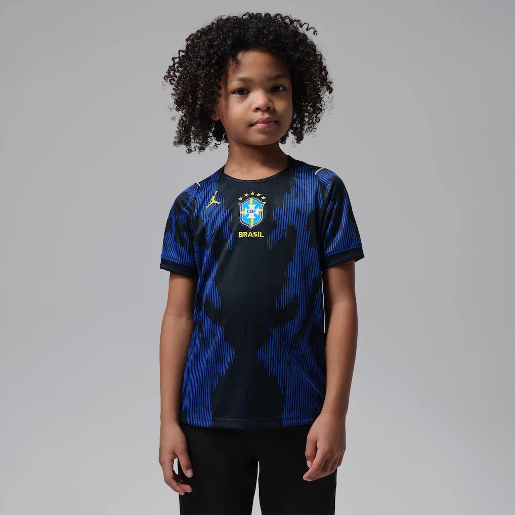 Brazil Kids Jordan Away 2026 World Cup - Kit Kids Brazil