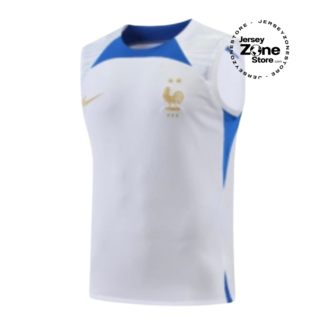 France Training Tank Top White - Fan Jersey
