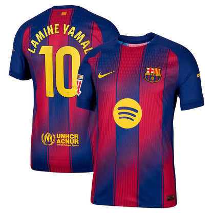 Lamine Yamal Barcelona 2025/26 Home Player Version Jersey [Slim Fit]