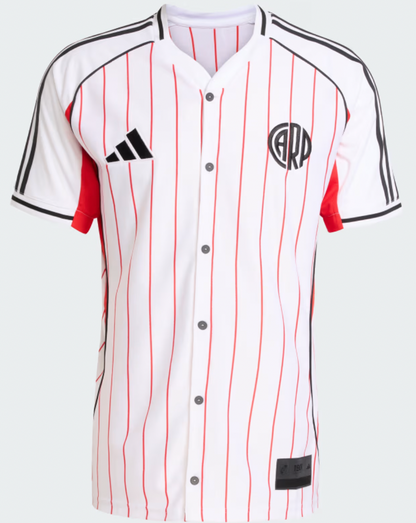 River Plate Home Jersey 2025/26 - Version Baseball US Pack [Slim Fit]
