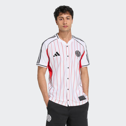 River Plate Home Jersey 2025/26 - Version Baseball US Pack [Slim Fit]