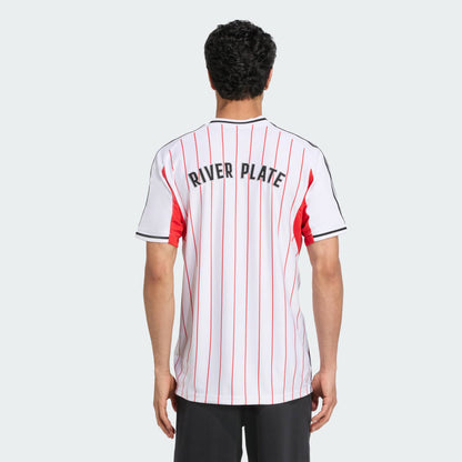 River Plate Home Jersey 2025/26 - Version Baseball US Pack [Slim Fit]