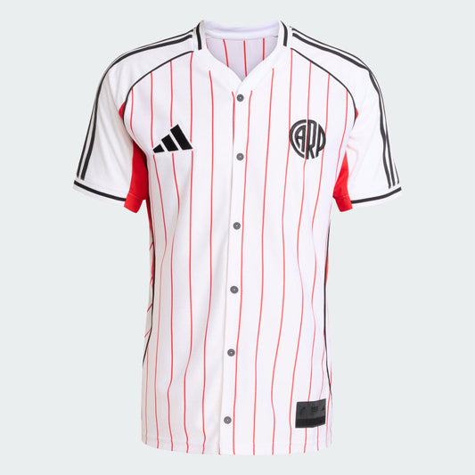 River Plate Home Jersey 2025/26 - Version Baseball US Pack [Slim Fit]
