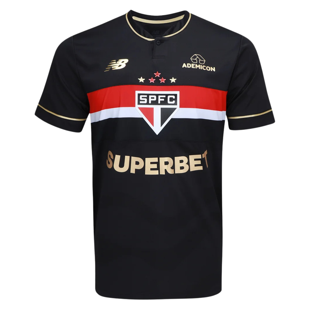 Jersey Sao Paulo Tricolor Third 25/26 - Black - Fan version
