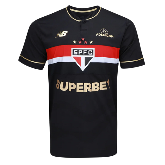 Jersey Sao Paulo Tricolor Third 25/26 - Black - Fan version
