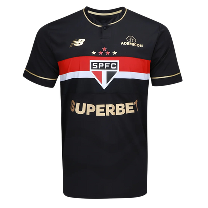 Jersey Sao Paulo Tricolor Third 25/26 - Black - Fan version