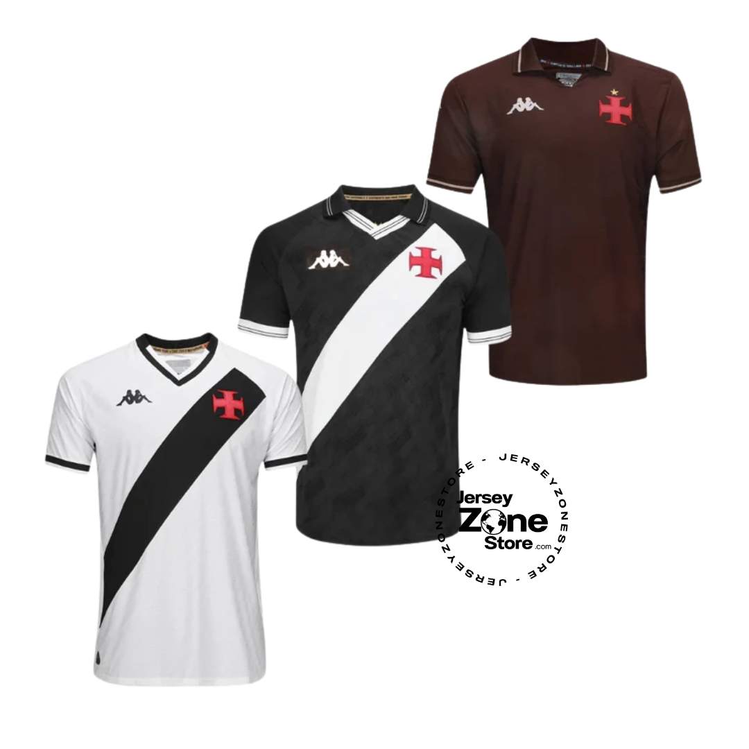 Vasco da Gama Home, Away and Third 2025/26 - Kit 3 - Fan Version