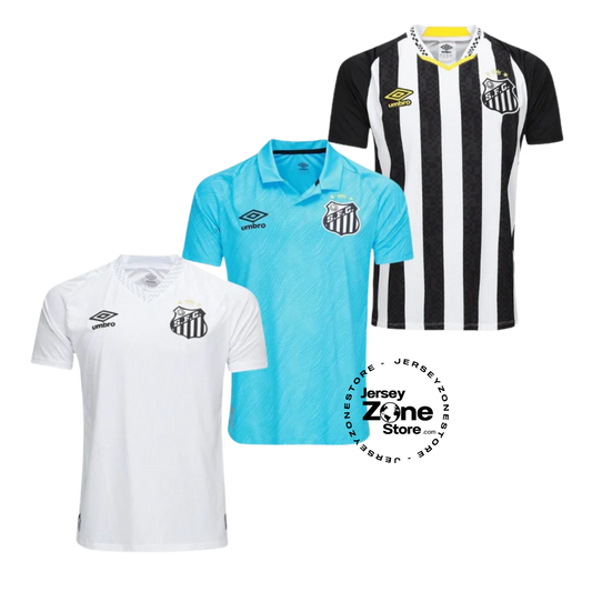 Santos Home, Away and Third 2025/26 - Kit 3 - Fan Version