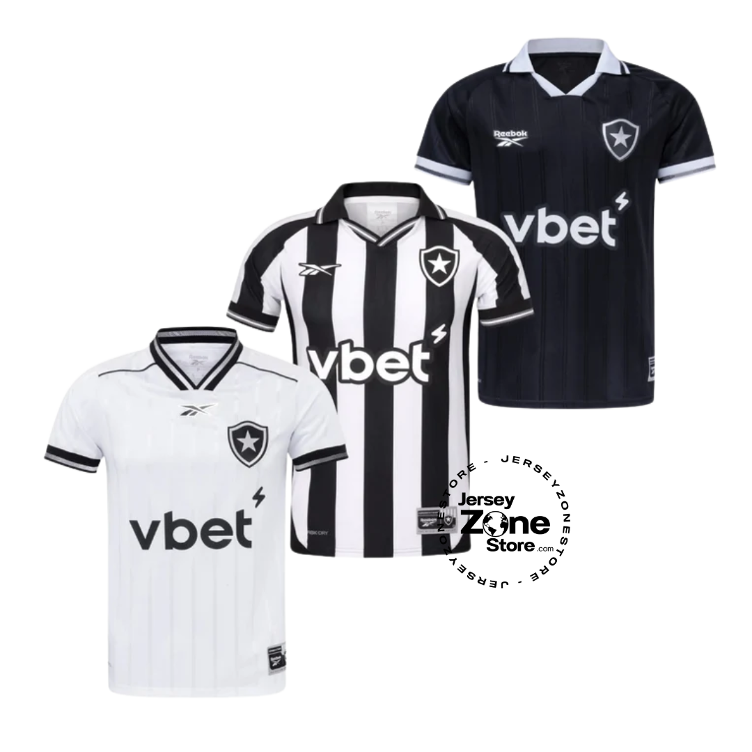Botafogo Home, Away and Third 2025/26 - Kit 3 - Fan Version