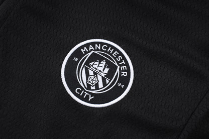 Training Kit Manchester City - Set Long Sleeve Black