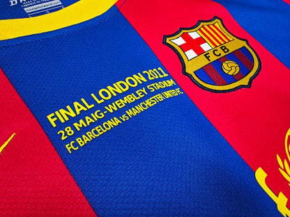 Mangas compridas: Barcelona Retro 2010/11 Home