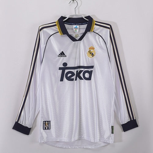 Mangas longas: Real Madrid Retro 1998/00 Home