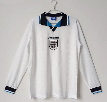 Mangas longas: England Retro 1996 Home