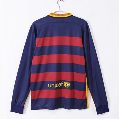 Mangas compridas: Barcelona Retro 2015/16 Home