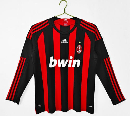 Long Sleeve: AC Retro 2008/09 Home