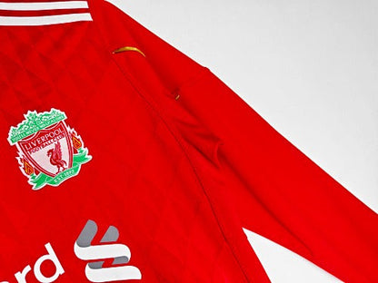 Mangas longas: Liverpool Retro 2010/11 home