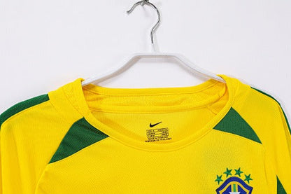 Long Sleeve: Brazil Retro 2002 Home
