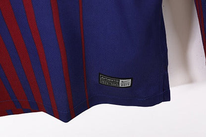 Mangas compridas: Barcelona Retro 2017/18 Home