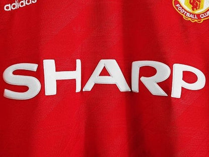 Mangas Longas: Manchester United Retro 1986/88 Home