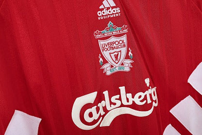 Mangas longas: Liverpool Retro 1993/95 Home