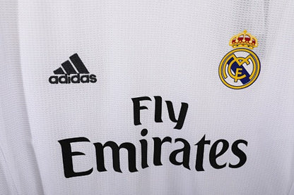 Mangas longas: Real Madrid Retro 2015/16 Home