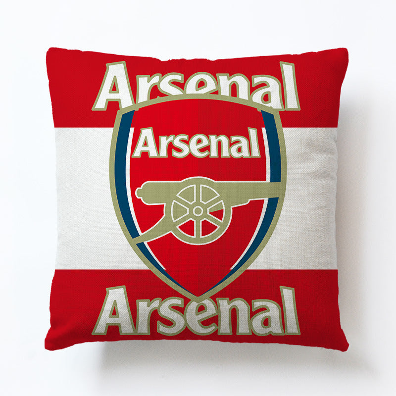 World European Football Cup Flag Club Decoration Living Room Sofa Cushion Linen Pillow Cover Sales