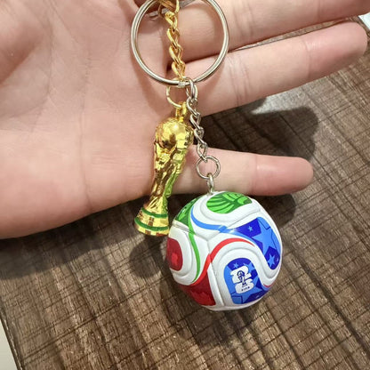 2026 World Cup Soccer Keychain - USA, Canada and Mexico