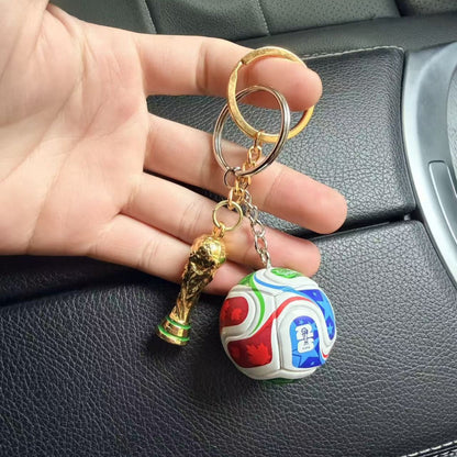 2026 World Cup Soccer Keychain - USA, Canada and Mexico