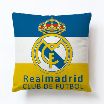 World European Football Cup Flag Club Decoration Living Room Sofa Cushion Linen Pillow Cover Sales