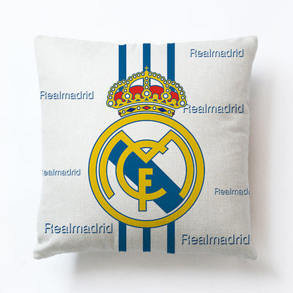 World European Football Cup Flag Club Decoration Living Room Sofa Cushion Linen Pillow Cover Sales